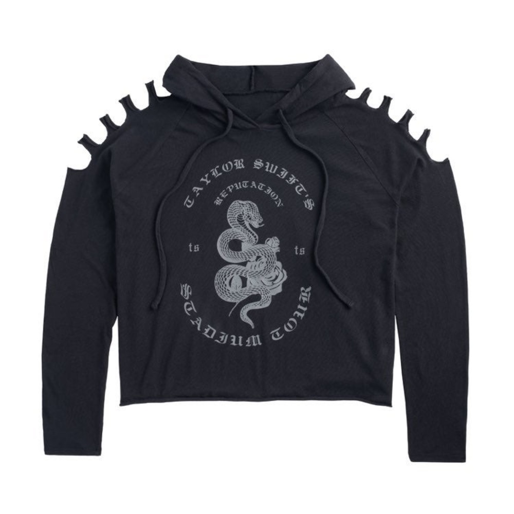Taylor Swift reputation Tour Crop Hoodie LIKE NEW